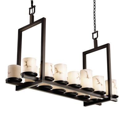 LumenAria Dakota Double Bar Linear Suspension by Justice Design Group - Starlight Lighting USA and Canada